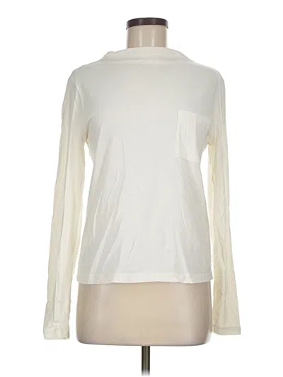Pre-owned Stateside Long Sleeve Turtleneck In Ivory