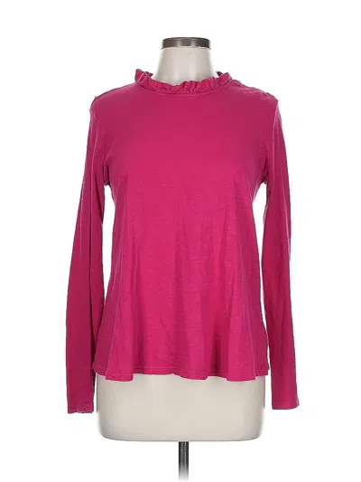 Pre-owned Stateside Long Sleeve Turtleneck In Pink