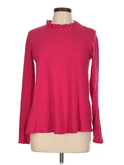 Pre-owned Stateside Long Sleeve Turtleneck In Pink