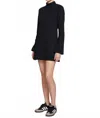 Stateside Mod Ponte Dress In Black In Black