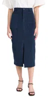 STATESIDE SCHOOLBOY CORDUROY SKIRT NEW NAVY