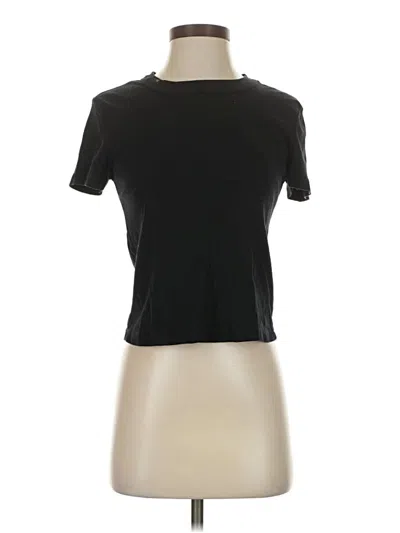 Pre-owned Stateside Short Sleeve T-shirt In Black