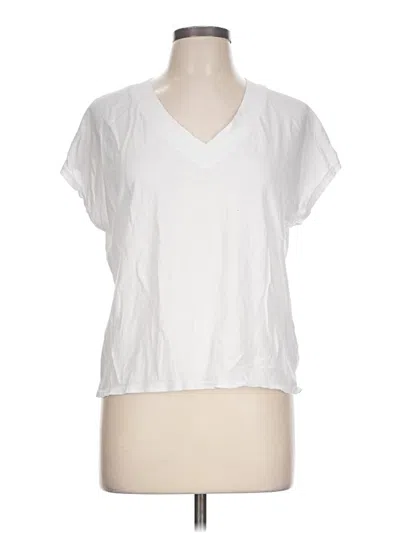 Pre-owned Stateside Short Sleeve T-shirt In White