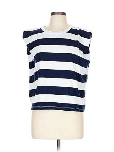 Pre-owned Stateside Sleeveless T-shirt In Blue