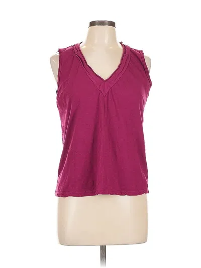 Pre-owned Stateside Sleeveless T-shirt In Burgundy