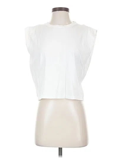 Pre-owned Stateside Sleeveless T-shirt In White