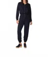 Stateside Softest Fleece Jumpsuit In Black In Black