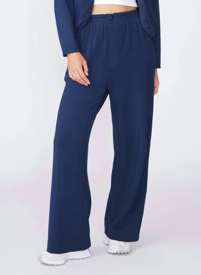 Stateside Softest Fleece Trouser In Navy In Blue