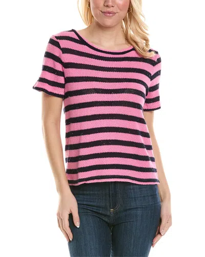 Stateside Stripe Sweater In Pink