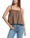 Stateside Swing Top In Brown
