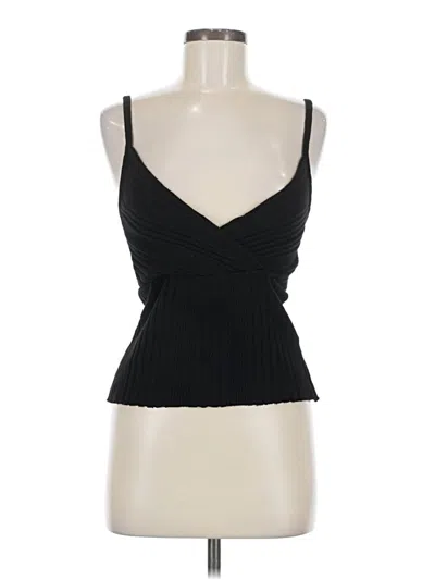 Pre-owned Stateside Tank Top Black Strapless Neckline Tops