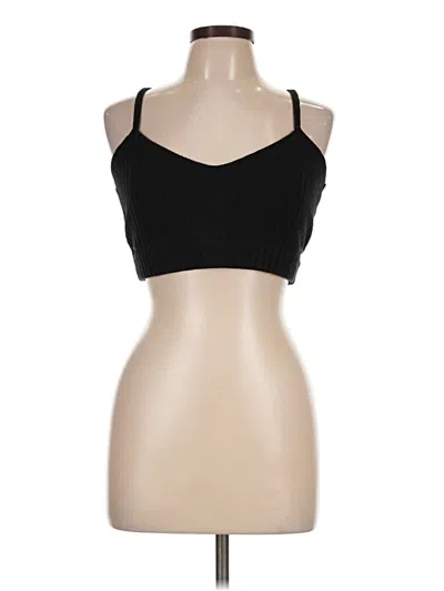 Pre-owned Stateside Tank Top Black Strapless Neckline Tops