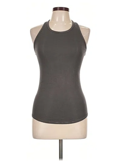 Pre-owned Stateside Tank Top Gray Halter Neckline Tops