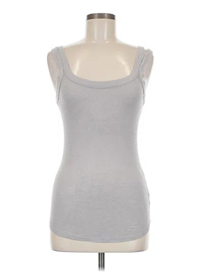 Pre-owned Stateside Tank Top Gray Strapless Neckline Tops