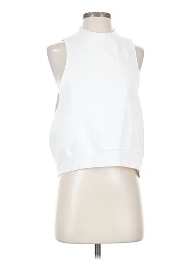 Pre-owned Stateside Tank Top White Halter Neckline Tops