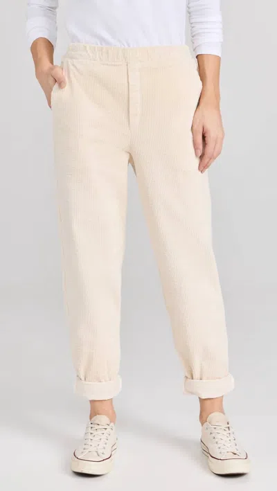 Stateside Women's Grand Cord Trouser In Cream In White