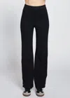 Stateside Women's Ponte Flare Trouser In Black In Black