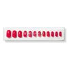 Static Nails Sexy Red Round Reusable Pop-on Manicures