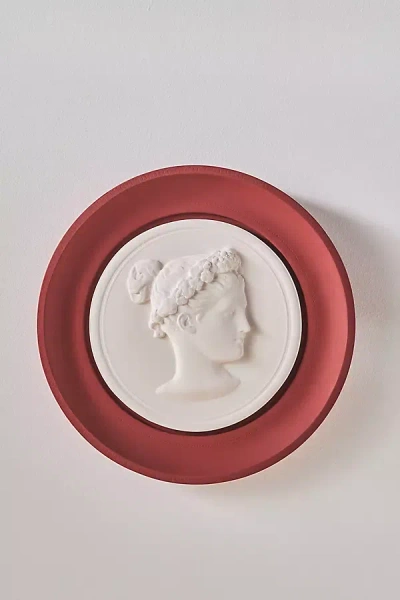 Statuette Plaster Framed Intaglio Gallery Wall Charm