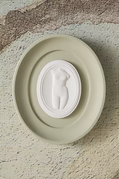 Statuette Sage Plaster Framed Intaglio Gallery Wall Charm