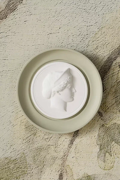 Statuette Sage Plaster Framed Intaglio Gallery Wall Charm