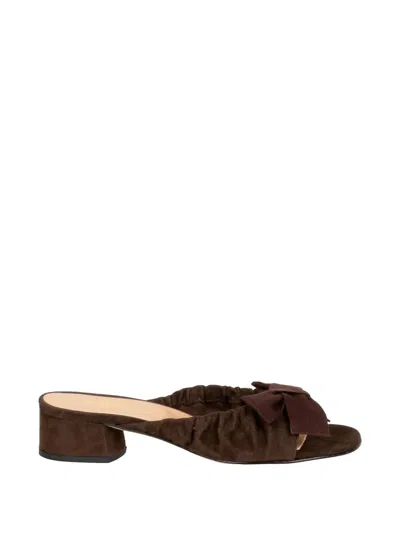 Status Bow-detail Heeled Sandals In Multi