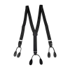 Status Button End 1 1/4" Suspender In Black