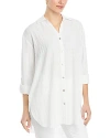 Status By Chenault Jacquard Knit Tunic In White