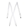 Status Drop Clip 1 1/4" Suspender In White