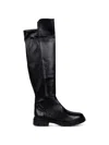 Status Leather Knee-high Boots In Black