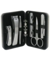 Status Men's 7 Piece Manicure Set In Gray