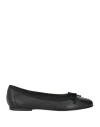 Status Woman Ballet Flats Black Size 7 Leather