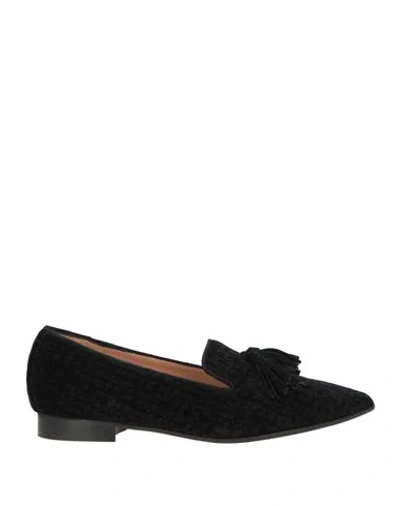 Status Woman Loafers Black Size 6 Textile Fibers