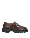Status Woman Loafers Chocolate Brown Size 7 Leather
