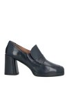 Status Woman Loafers Midnight Blue Size 7 Leather