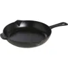 Staub 10" Enameled Cast Iron Fry Pan In Black