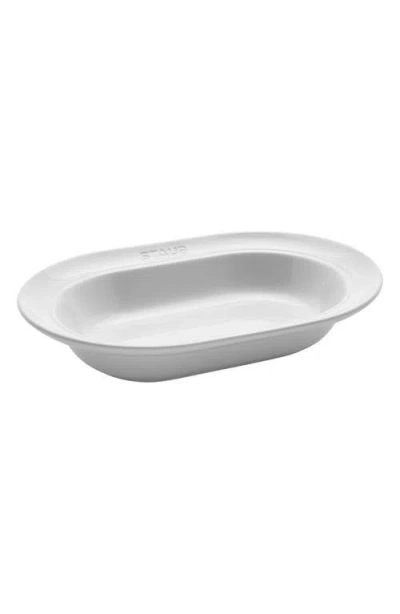 Staub 10-inch Oval Serving Dish In Neutral