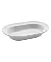 Staub Ceramic Oval Service Dish In White