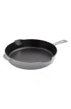 Staub 11-inch Enameled Cast Iron Traditional Deep Skillet In Black