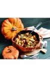 Staub 1/2 Quart Pumpkin Cocotte In Orange