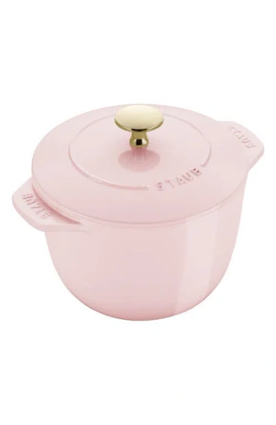 Staub 1.5-quart Enameled Cast Iron Petite French/dutch Oven In Pink