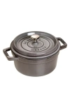 Staub 2.75-quart Enameled Cast Iron Dutch Oven In Brown