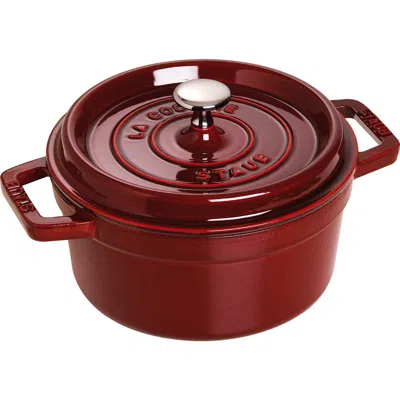 Staub 2.75-quart Enameled Cast Iron Dutch Oven In Red