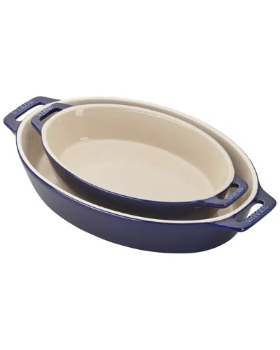 Staub 2pc Oval Baking Dish Set