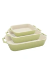 Staub 3-piece Ceramic Mixed Baking Dishes