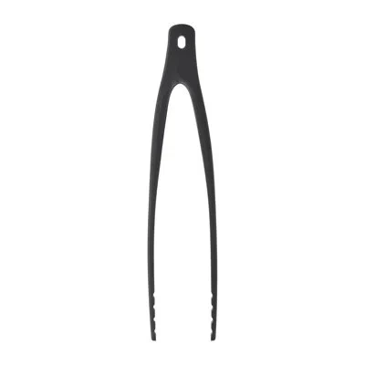 Staub 31 Cm Silicone Tongs, Black In Black Matte