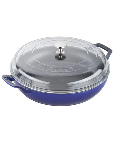 Staub 3.5qt Lidded Braiser In Blue