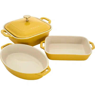 Staub 4-piece Ceramic Baking Dish Set