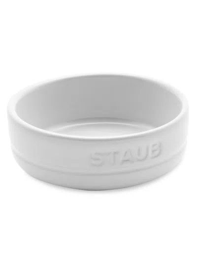 Staub 4-piece Ceramic Condiment Dish Set In White