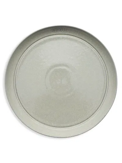 Staub 4-piece Ceramic Dinner Plate Set In Gray